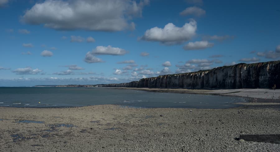 Strand Saint Valery en Caux Normandië - Camping Vitamin in Normandie