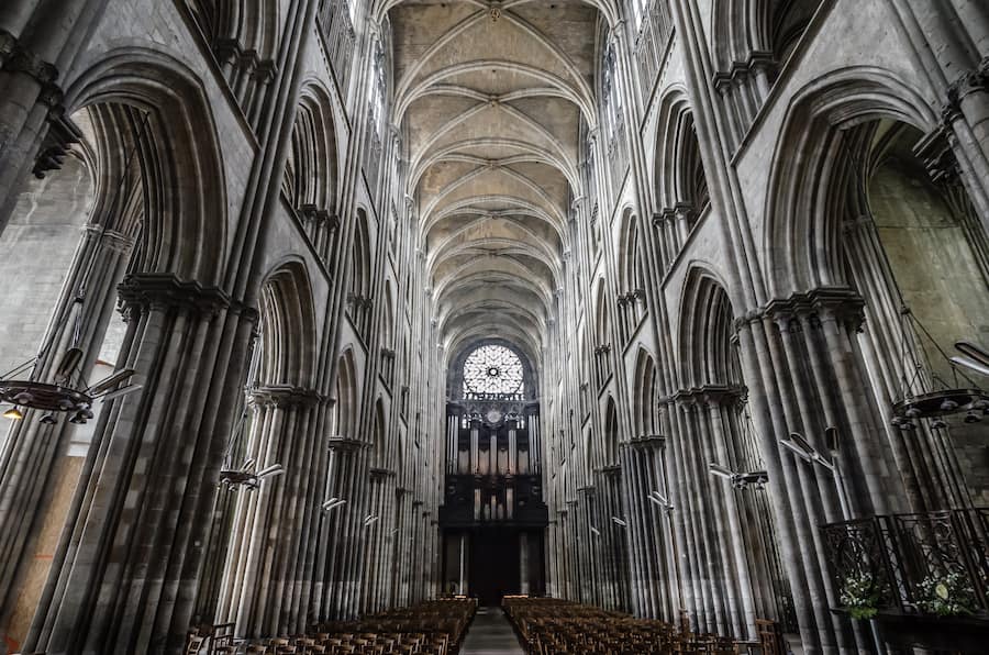 Intérieur de la Cathédrale de Rouen - Camping Vitamin'